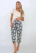 Piżama Damska Model Navy Charm Navy - Momenti Per Me - L