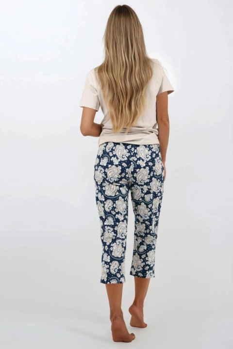 Piżama Damska Model Navy Charm Navy - Momenti Per Me - M