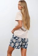 Piżama Damska Model Stardust Navy - Momenti Per Me - s