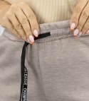 Dres damski długa rozpinana bluza + luźne spodnie SOFT TOUCH (Beżowy)