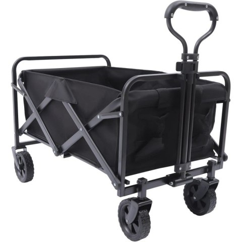 Klappbarer Transportwagen, Metall, Gartenanhänger 72x47x68-87cm AR07CZ