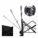 Klappbarer Transportwagen, Metall, Gartenanhänger 72x47x68-87cm AR07CZ