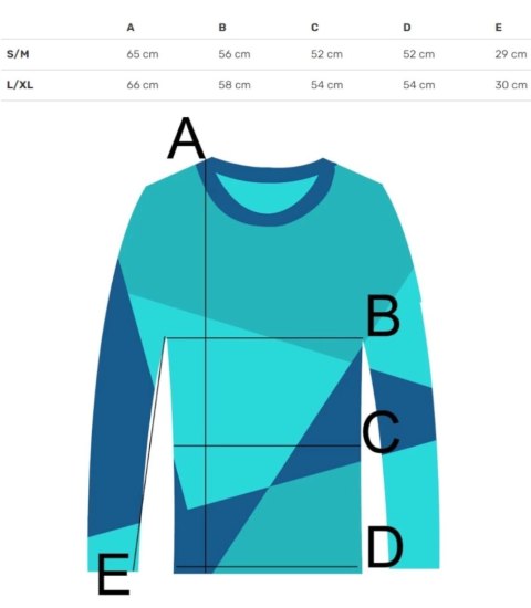 Klasyczny ciepły damski sweter serek ROSALIA (Niebieski)