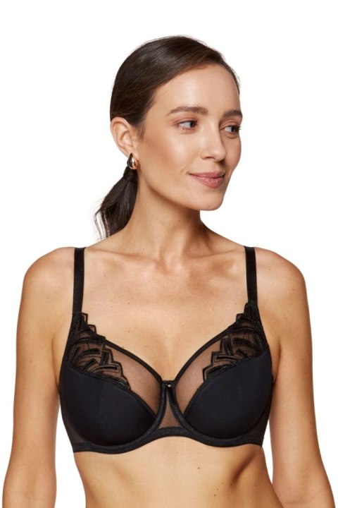 Biustonosz Soft Biustonosz Semi-Soft Model Angel B3 Black - Gorteks - 80G