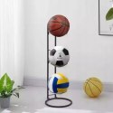 Pionowy stojak na 3 piłki organizer metalowy stojący 254