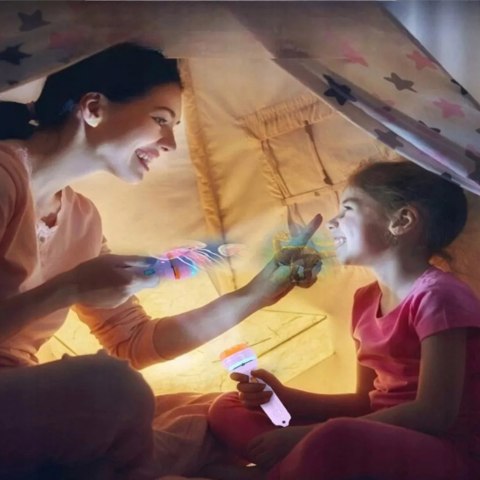 Projektor do rysowania z latarką i grą Tetris- zestaw do malowania gra