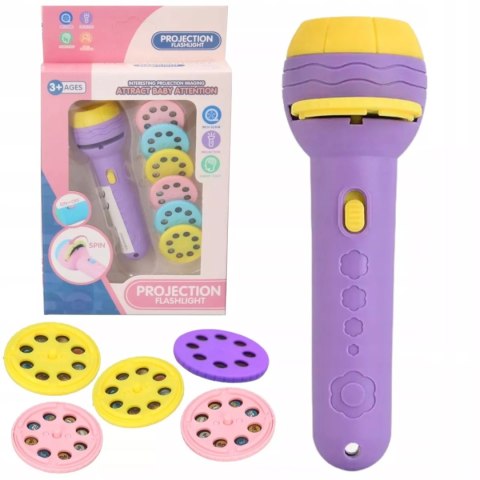 Projektor do rysowania z latarką - zestaw do malowania z obrazkami 133-7606