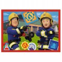 Puzzle 4w1 Strażak Sam, Przygody Strażaka Sama 4 układanki Trefl 34632