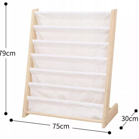 Regał na książki dla dzieci Stojak Półka Szafka Organizer Biblioteczka