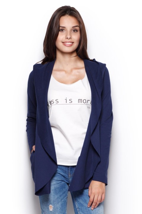 Bluza Damska Model 304 Navy - Figl - XL Bluza Damska Model 304 Navy - Figl - XL