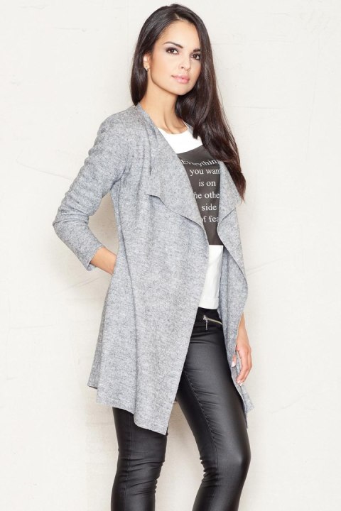 Bluza Damska Model 330 Grey - Figl - L Bluza Damska Model 330 Grey - Figl - L
