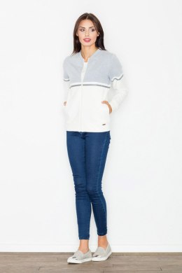 Bluza Damska Model M512 Ecru/Grey - Figl - S