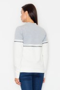 Bluza Damska Model M512 Ecru/Grey - Figl - S Bluza Damska Model M512 Ecru/Grey - Figl - S