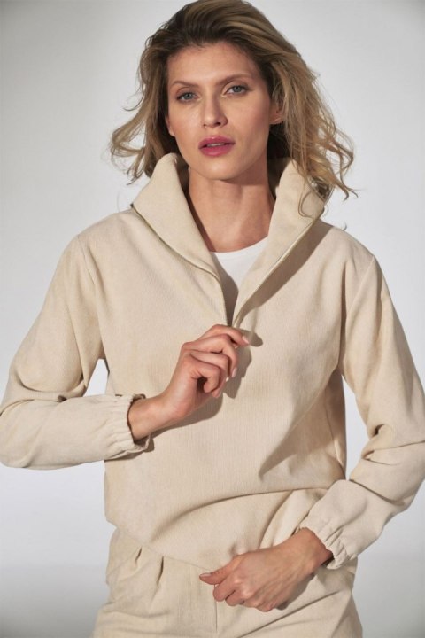 Bluza Damska Model M741 Beige - Figl - L Bluza Damska Model M741 Beige - Figl - L