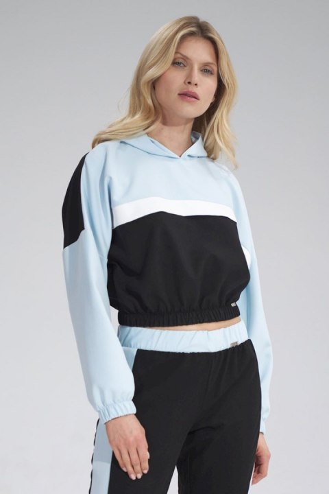 Bluza Damska Model M757 Black/Blue - Figl - XL