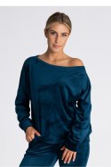 Bluza Damska Model M968 Morski - Figl - L/XL Bluza Damska Model M968 Morski - Figl - L/XL