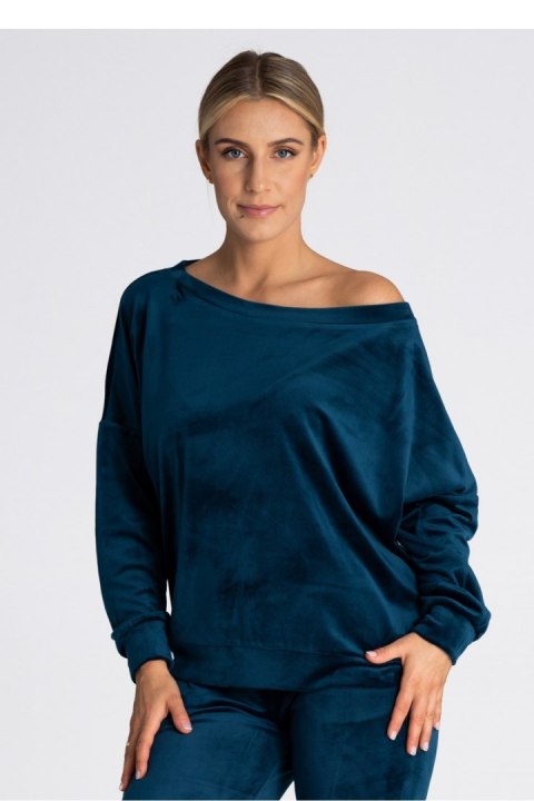 Bluza Damska Model M968 Morski - Figl - L/XL Bluza Damska Model M968 Morski - Figl - L/XL
