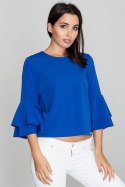 Bluzka Model M565 Blue - Figl - M Bluzka Model M565 Blue - Figl - M