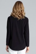 Bluzka Model M663 Black - Figl - XL Bluzka Model M663 Black - Figl - XL