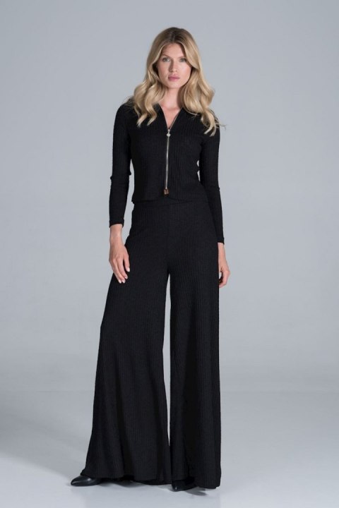 Bluzka Model M823 Black - Figl - XL Bluzka Model M823 Black - Figl - XL