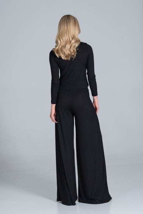 Bluzka Model M823 Black - Figl - XL Bluzka Model M823 Black - Figl - XL