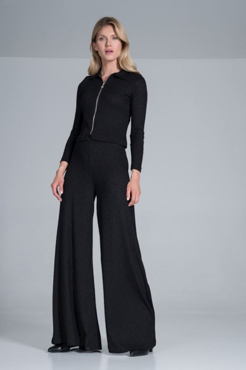 Bluzka Model M823 Black - Figl - XL Bluzka Model M823 Black - Figl - XL