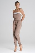 Kombinezon Model M1025 Beige - Figl - s Kombinezon Model M1025 Beige - Figl - s