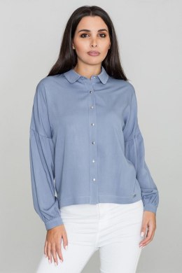Koszula Damska Model M582 Blue - Figl - S/M