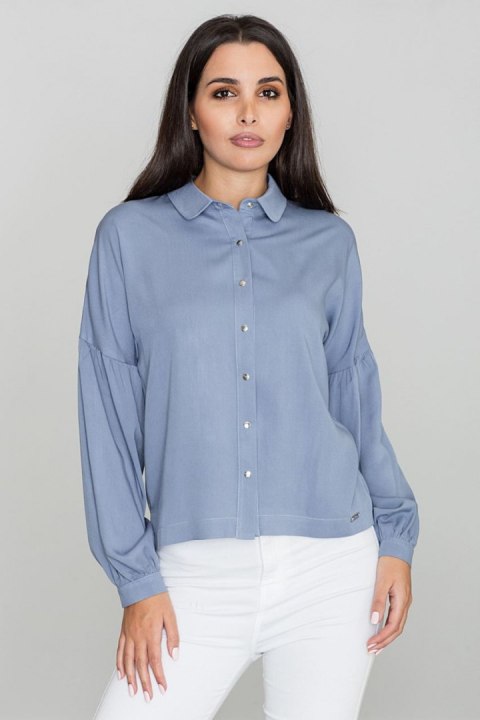Koszula Damska Model M582 Blue - Figl - S/M