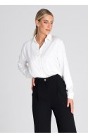 Koszula Damska Model M953 White - Figl - S/M Koszula Damska Model M953 White - Figl - S/M