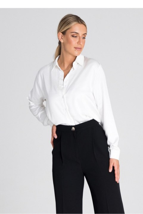 Koszula Damska Model M953 White - Figl - S/M Koszula Damska Model M953 White - Figl - S/M