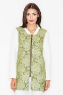 Płaszcz Damski Model M513 Green - Figl - XL Płaszcz Damski Model M513 Green - Figl - XL