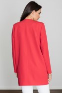 Płaszcz Damski Model M551 Red - Figl - XL Płaszcz Damski Model M551 Red - Figl - XL