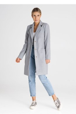 Płaszcz Damski Model M989 Grey - Figl - M