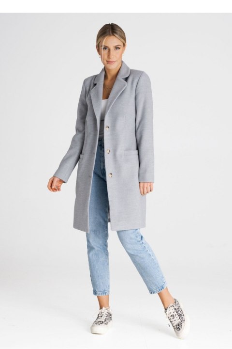 Płaszcz Damski Model M989 Grey - Figl - XS