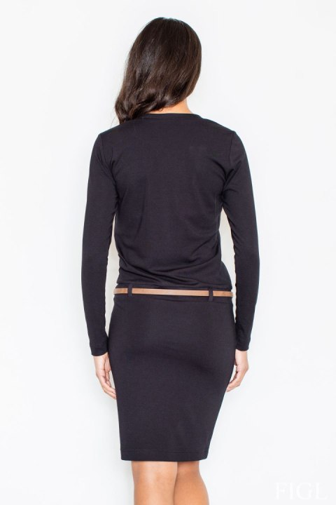 Sukienka M414 Black - Figl - L Sukienka M414 Black - Figl - L