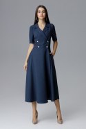 Sukienka Model M632 Navy - Figl - L Sukienka Model M632 Navy - Figl - L