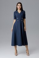 Sukienka Model M632 Navy - Figl - L Sukienka Model M632 Navy - Figl - L