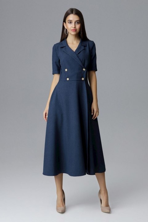 Sukienka Model M632 Navy - Figl - L Sukienka Model M632 Navy - Figl - L