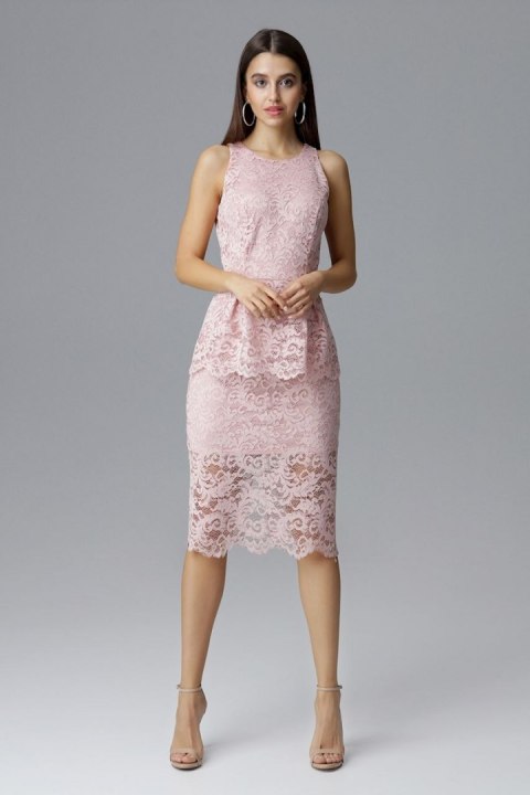 Sukienka Model M640 Pink - Figl - XL Sukienka Model M640 Pink - Figl - XL