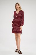 Sukienka Model M811 Bordo - Figl - S/M Sukienka Model M811 Bordo - Figl - S/M