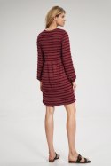 Sukienka Model M811 Bordo - Figl - S/M Sukienka Model M811 Bordo - Figl - S/M