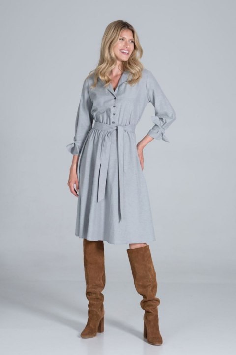 Sukienka Model M838 Grey - Figl - XL