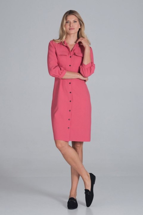 Sukienka Model M849 Coral - Figl - XL Sukienka Model M849 Coral - Figl - XL