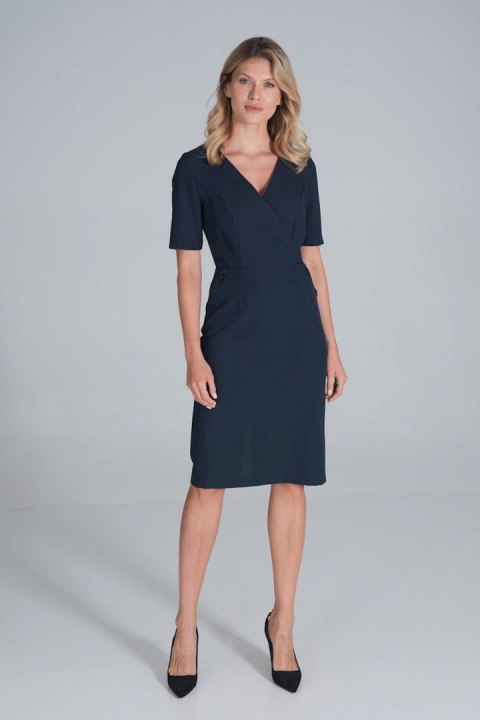 Sukienka Model M851 Navy - Figl - L Sukienka Model M851 Navy - Figl - L