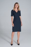 Sukienka Model M851 Navy - Figl - XL Sukienka Model M851 Navy - Figl - XL