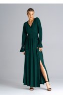 Sukienka Model M940 Green - Figl - L/XL Sukienka Model M940 Green - Figl - L/XL