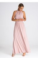 Sukienka Model M945 Light Pink - Figl - s Sukienka Model M945 Light Pink - Figl - s