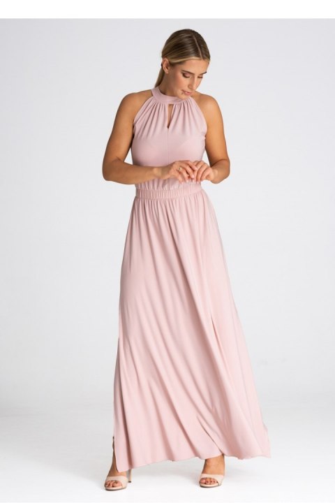 Sukienka Model M945 Light Pink - Figl - s Sukienka Model M945 Light Pink - Figl - s