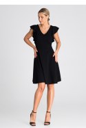 Sukienka Model M946 Black - Figl - XL Sukienka Model M946 Black - Figl - XL